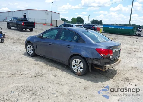 2013 Chevrolet Cruze Ls from USA, damaged, VIN 1G1PB5SH2D7176823